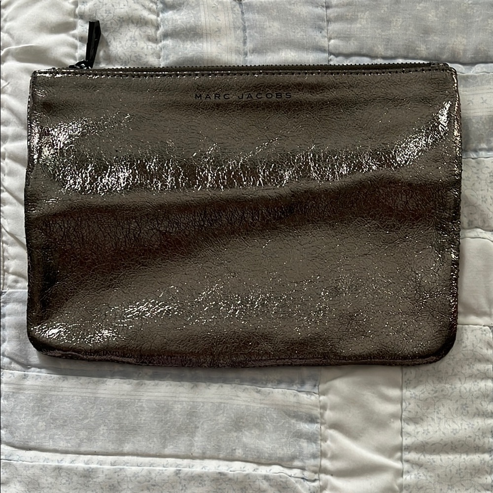 Marc Jacobs Shimmering Silver Pouch